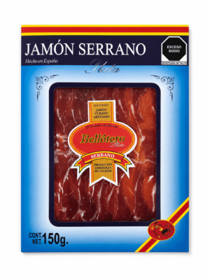 Estuche de Jamón Serrano Marca Bellotero Plata | 18 Meses