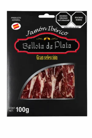 ESTUCHE DE JAMON REBANADO BELLOTA DE PLATA