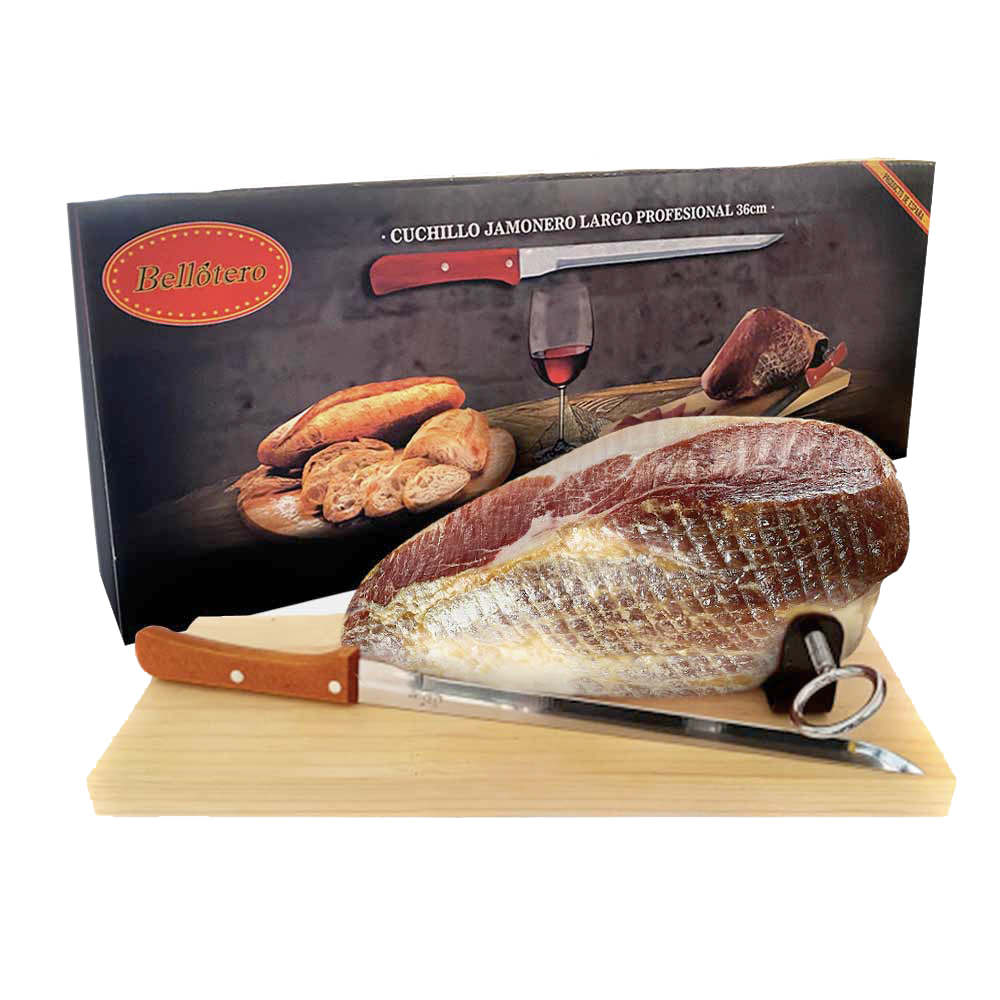 PACK BABY CON TABLA Y CUCHILLO CAJA BELLOTERO
