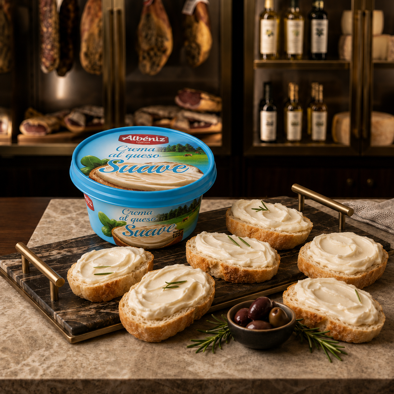 TARRINA CREMA AL QUESO SUAVE SEMICURADO - Imagen 4