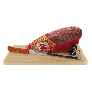 JAMON BABY PACK BABY, CUCHILLO ARCOS, TABLA LARGA CON FILM VENANCIO Y PILAR