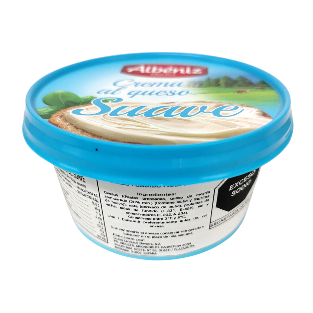 TARRINA CREMA AL QUESO SUAVE SEMICURADO - Imagen 2