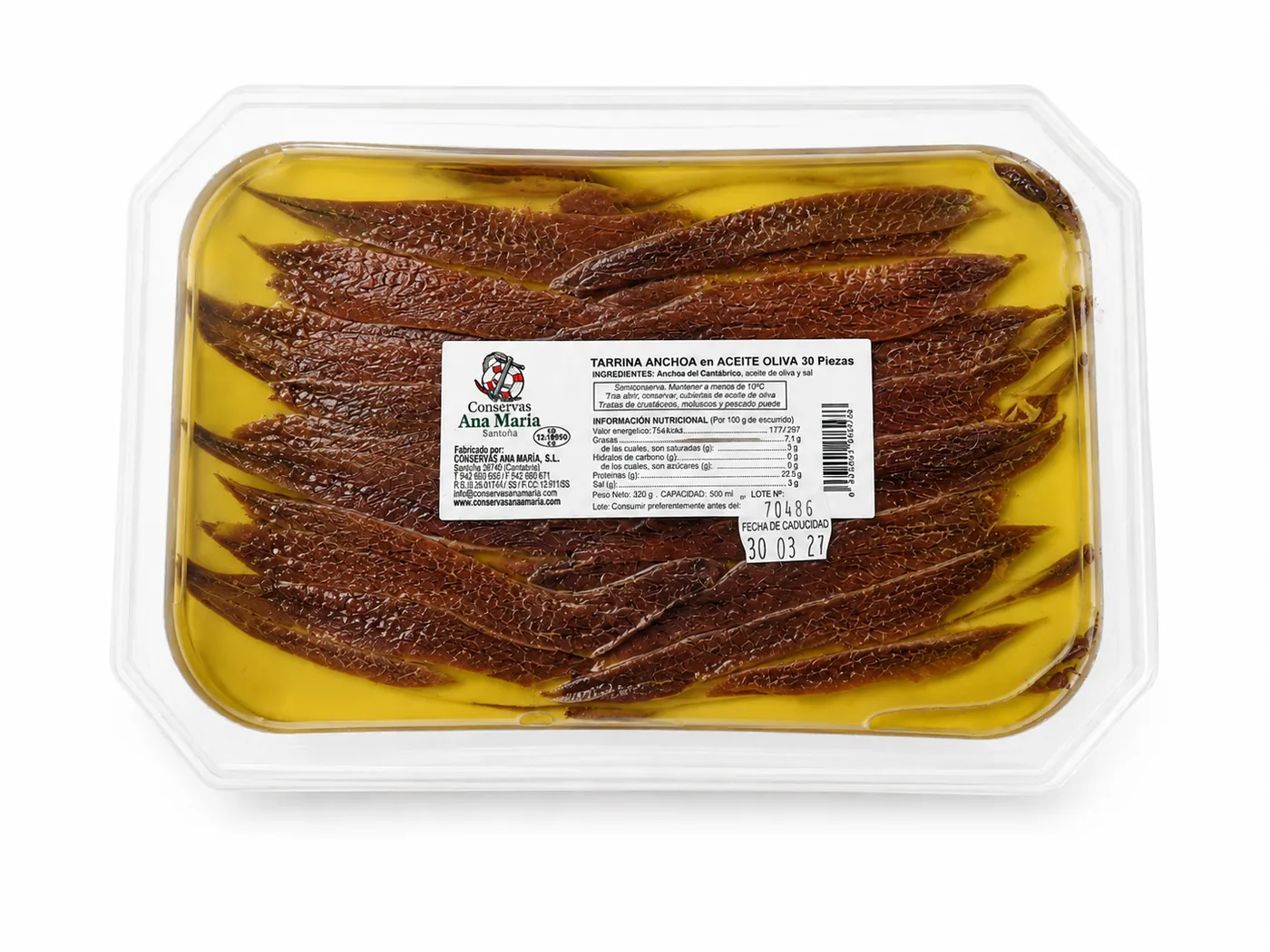 ANCHOA 30 TIRAS EXTRA ANA MARIA